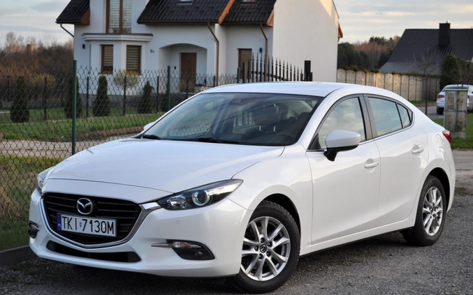 Mazda 3 cena 68800 przebieg: 90000, rok produkcji 2018 z Tarnobrzeg małe 781